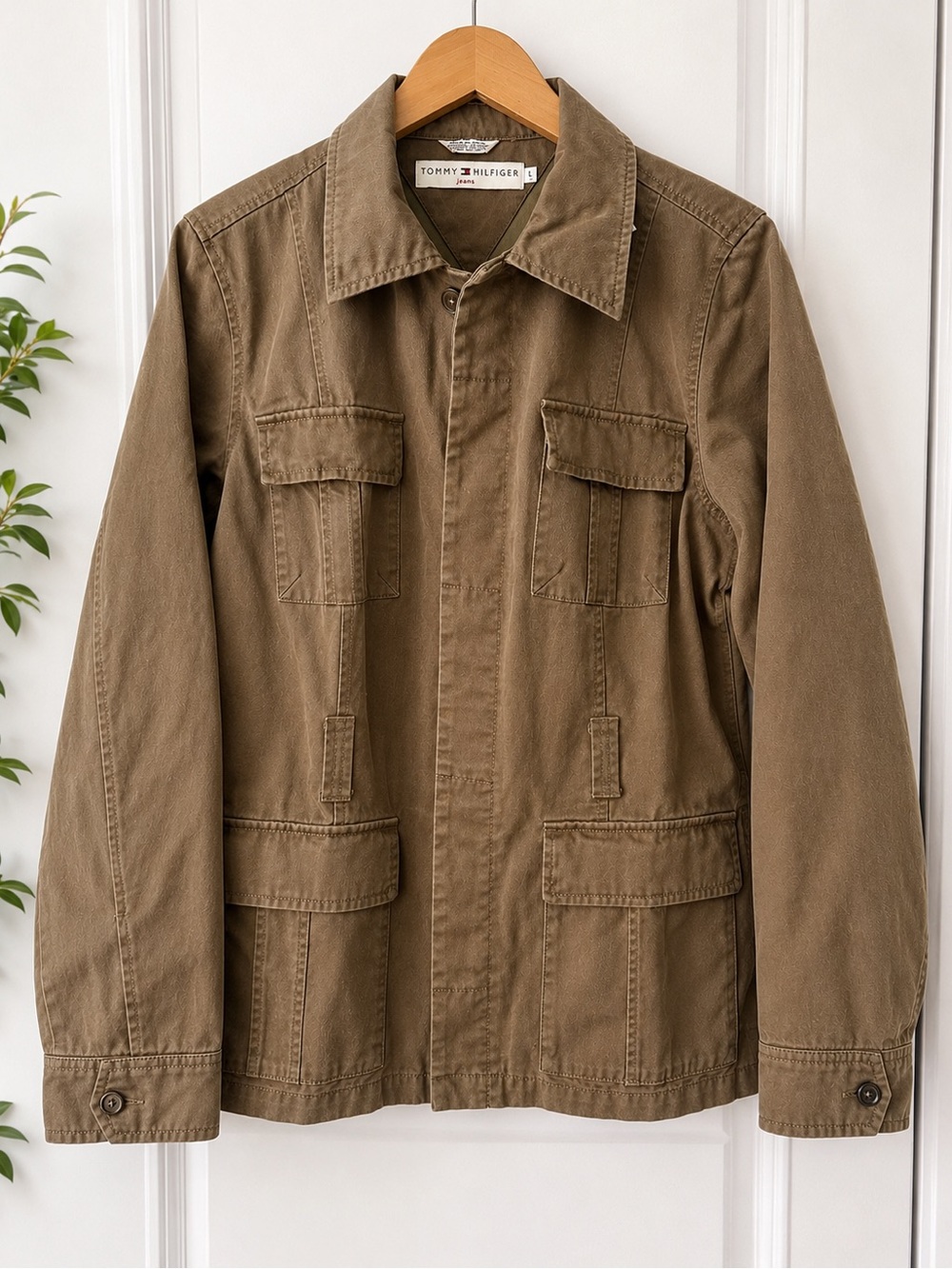 Tommy Hilfiger Olive Green Utility Jacket